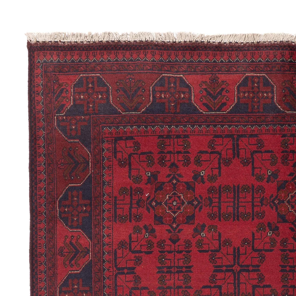 Afghanske tepper - Kunduz - 233 x 171 cm - rød