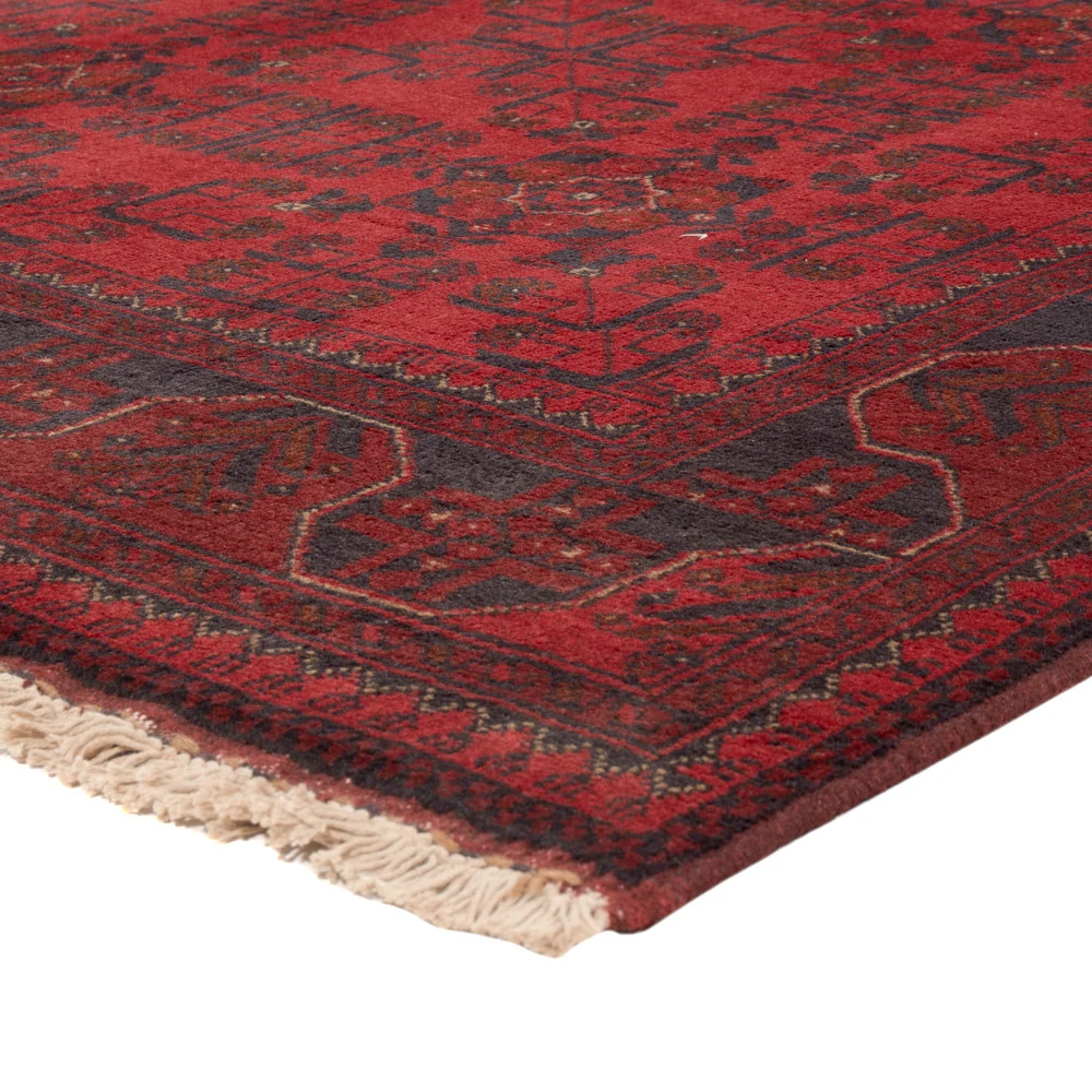 Afghanske tepper - Kunduz - 233 x 171 cm - rød
