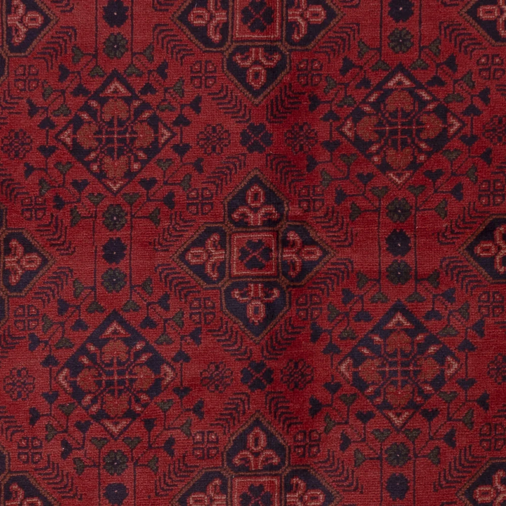 Afghanske tepper - Kunduz - 233 x 171 cm - rød