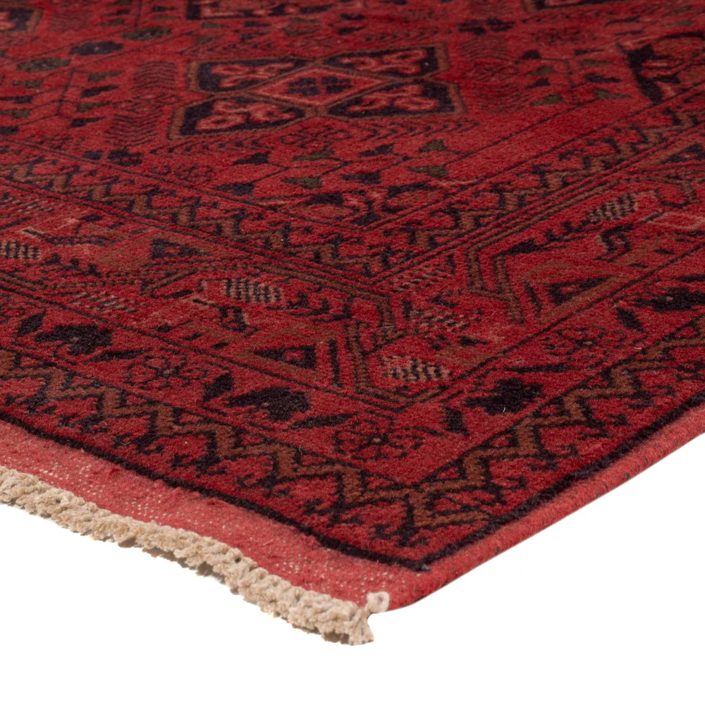 Afghanske tepper - Kunduz - 233 x 171 cm - rød