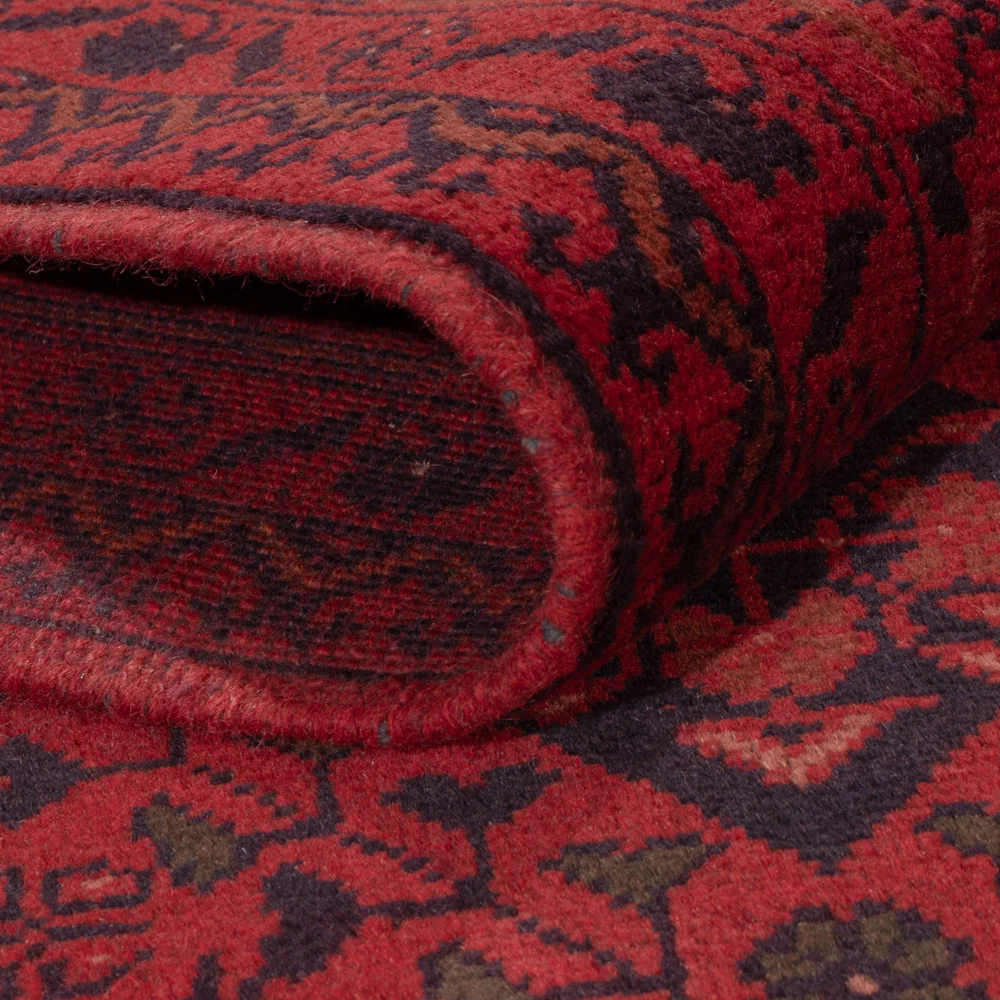 Afghanske tepper - Kunduz - 233 x 171 cm - rød