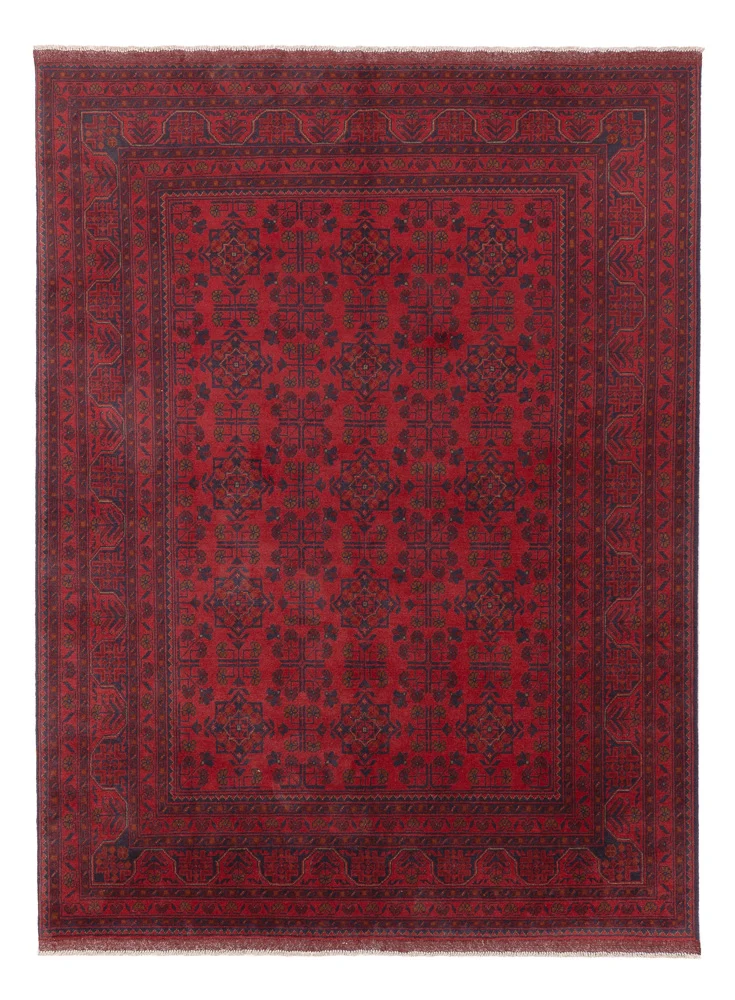 Afghanske tepper - Kunduz - 234 x 170 cm - rød