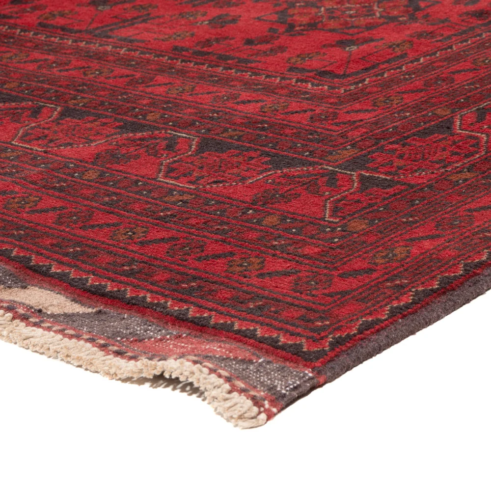 Afghanske tepper - Kunduz - 234 x 170 cm - rød