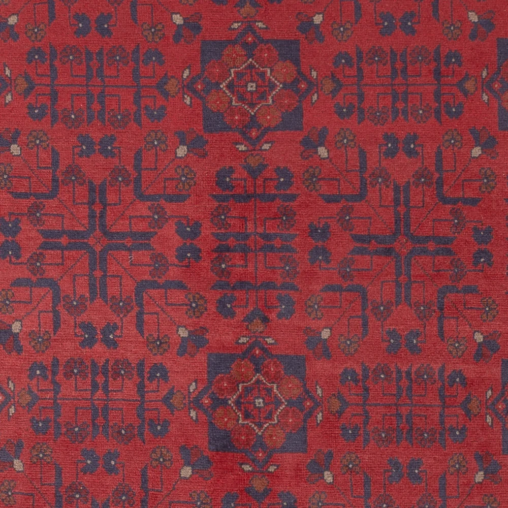 Afghanske tepper - Kunduz - 234 x 171 cm - rød