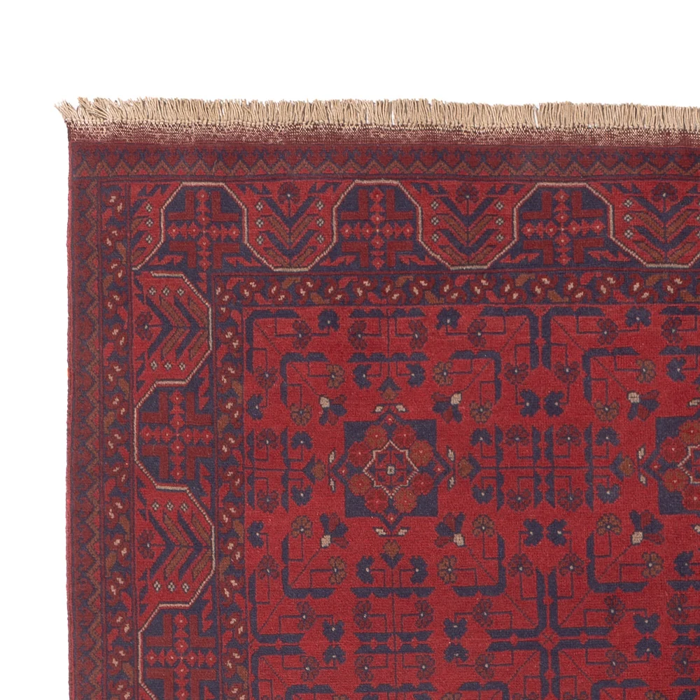 Afghanske tepper - Kunduz - 234 x 171 cm - rød