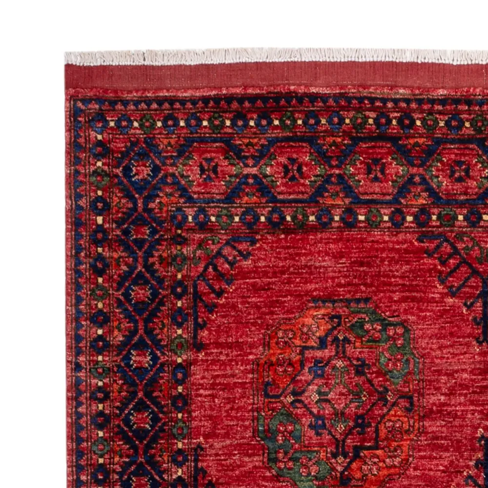 Afghanske tepper - Kunduz - 234 x 172 cm - rød