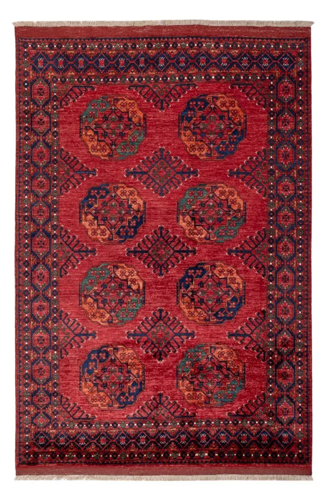 Afghanske tepper - Kunduz - 234 x 176 cm - rød