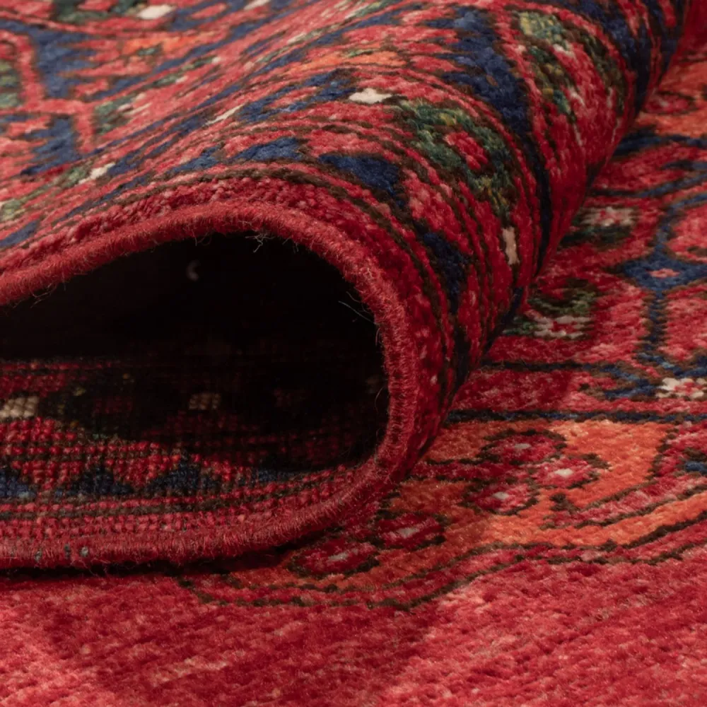 Afghanske tepper - Kunduz - 234 x 176 cm - rød