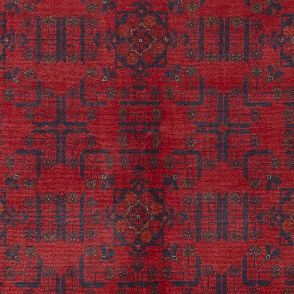 Afghanske tepper - Kunduz - 234 x 178 cm - rød