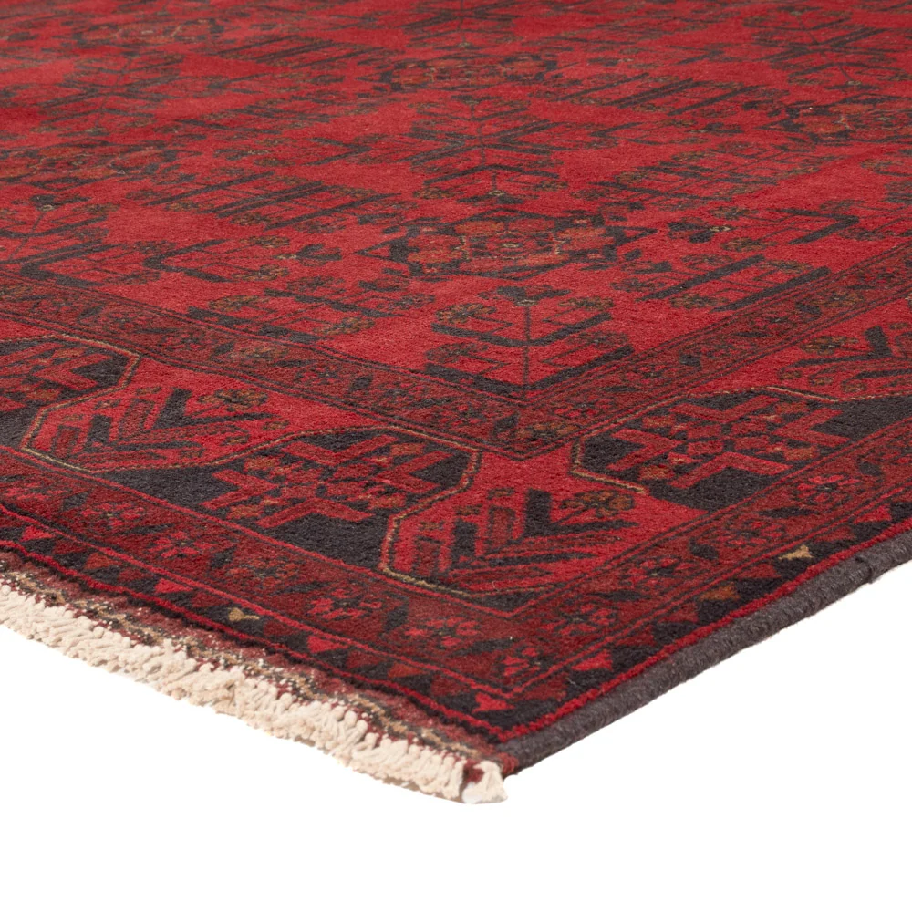 Afghanske tepper - Kunduz - 234 x 178 cm - rød