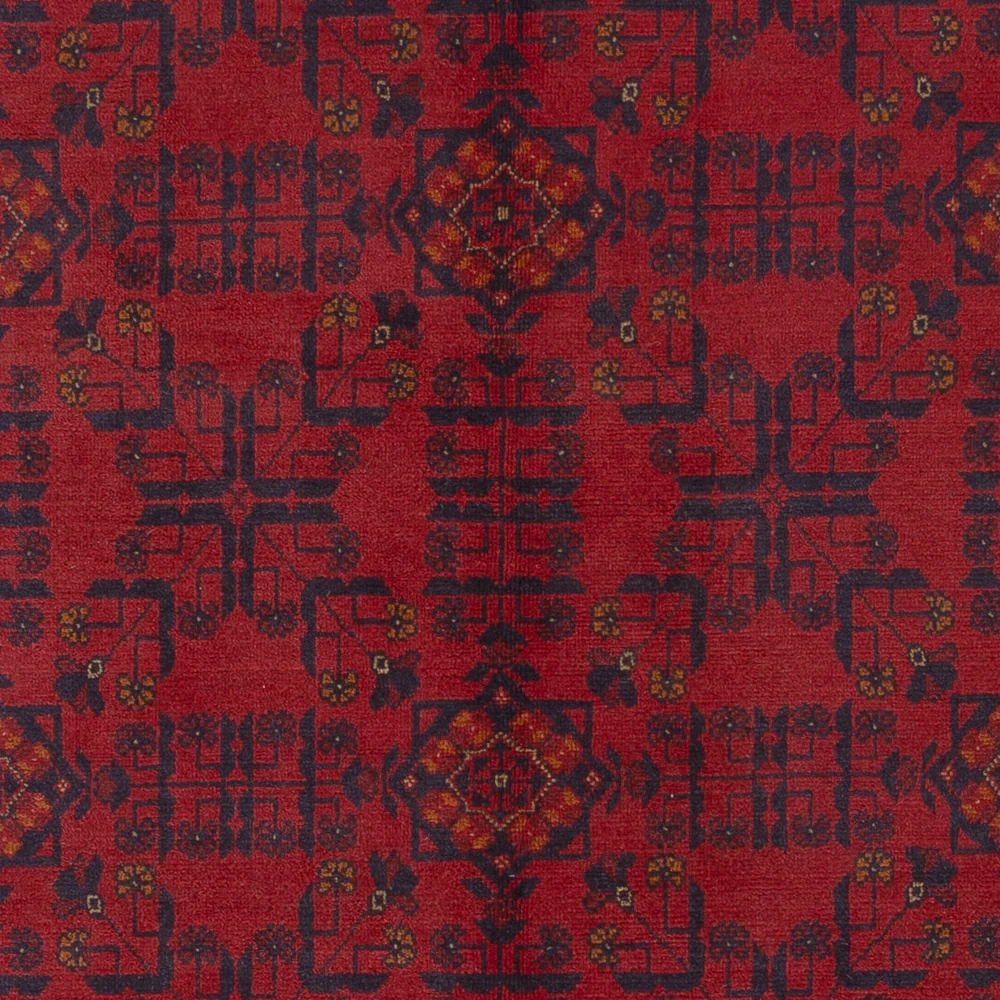 Afghanske tepper - Kunduz - 235 x 169 cm - rød