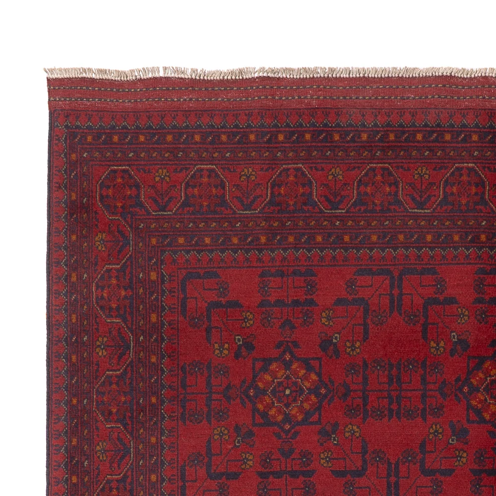 Afghanske tepper - Kunduz - 235 x 169 cm - rød