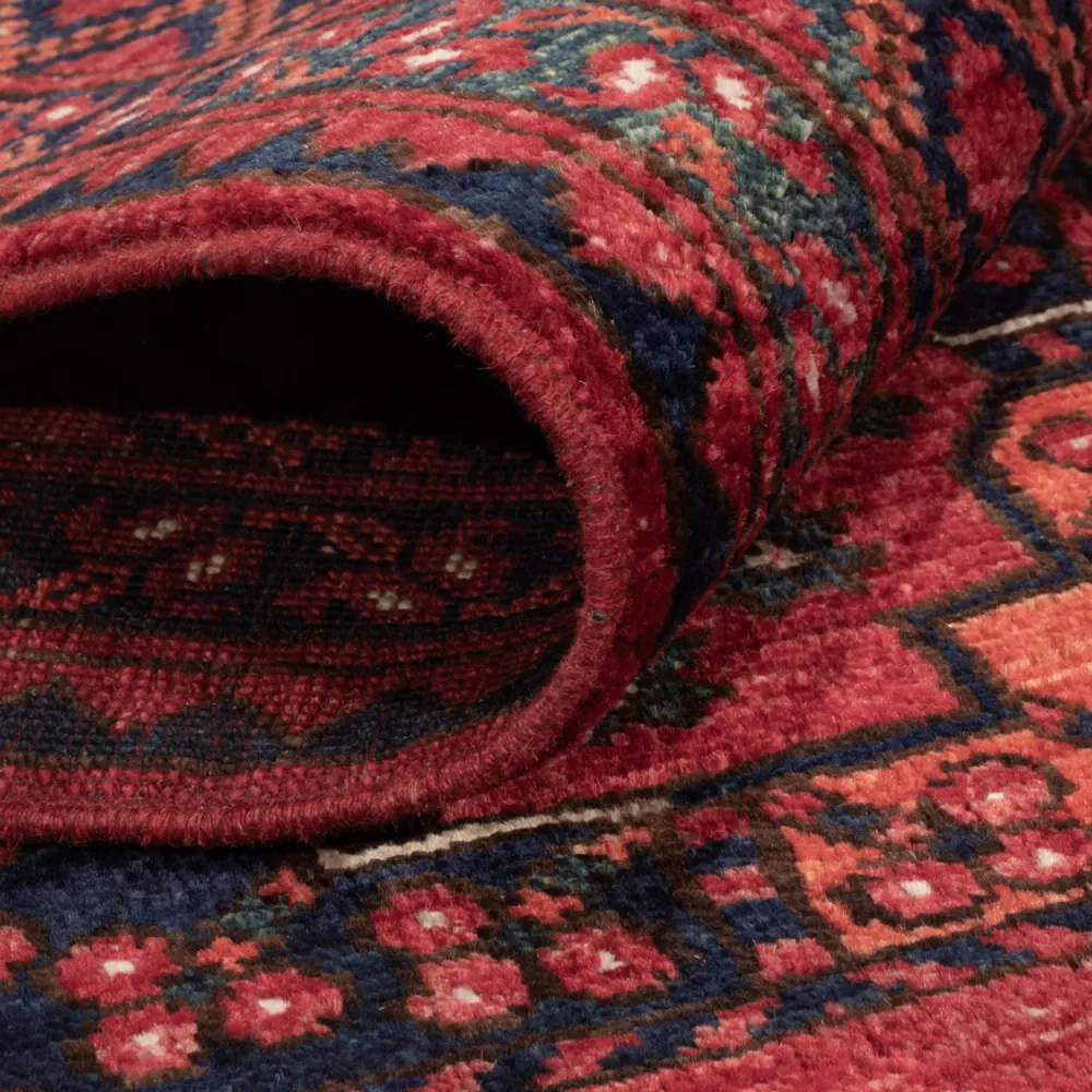 Afghanske tepper - Kunduz - 235 x 173 cm - rød