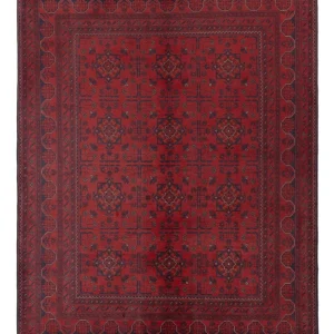 Afghanske tepper - Kunduz - 236 x 166 cm - rød