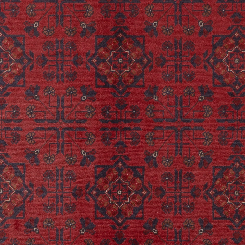 Afghanske tepper - Kunduz - 236 x 166 cm - rød