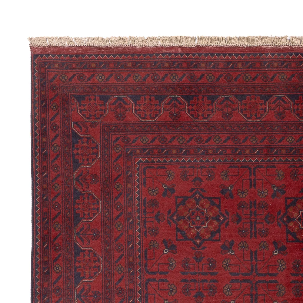 Afghanske tepper - Kunduz - 236 x 166 cm - rød