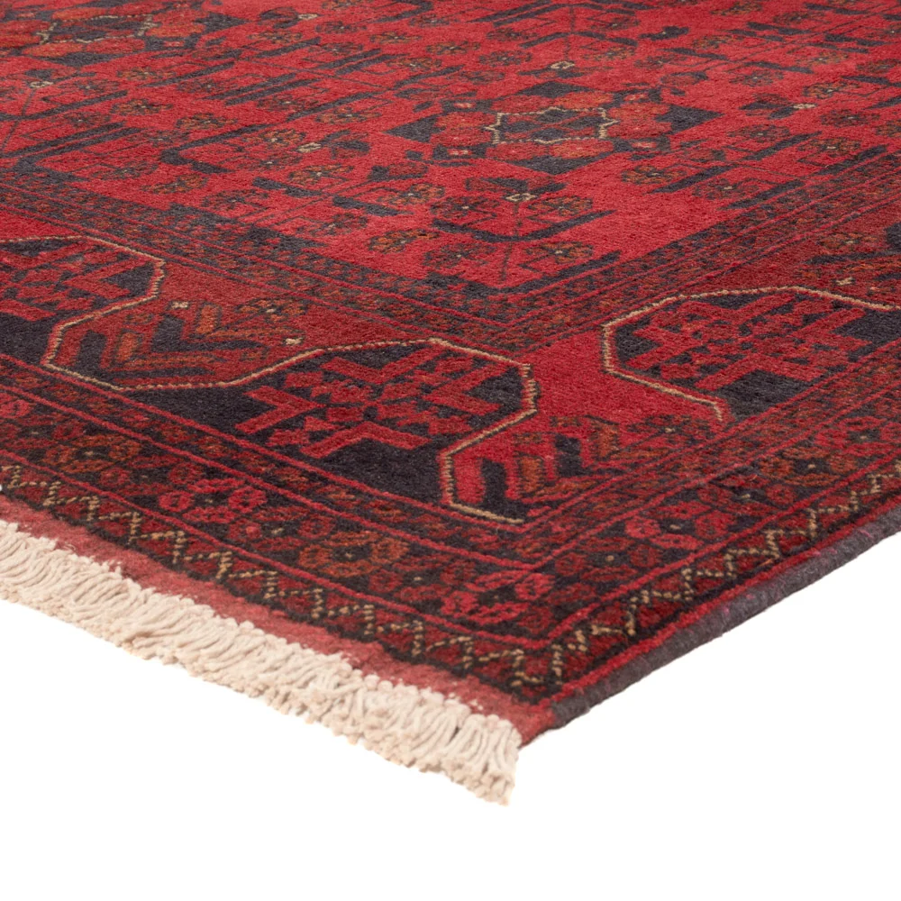 Afghanske tepper - Kunduz - 236 x 166 cm - rød