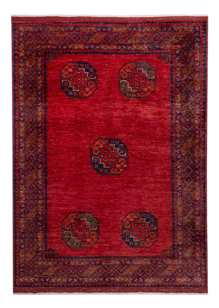 Afghanske tepper - Kunduz - 236 x 172 cm - rød