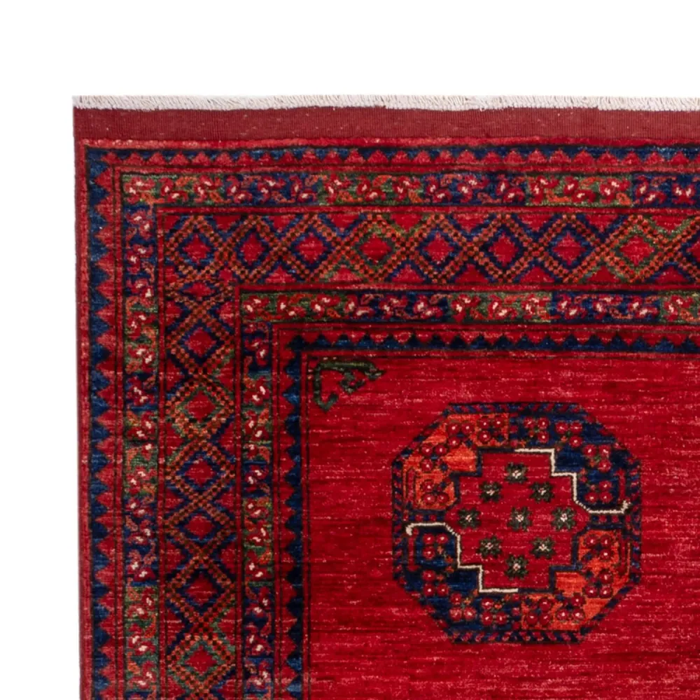 Afghanske tepper - Kunduz - 236 x 172 cm - rød