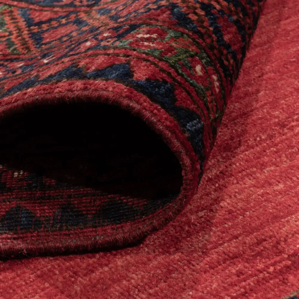 Afghanske tepper - Kunduz - 236 x 172 cm - rød