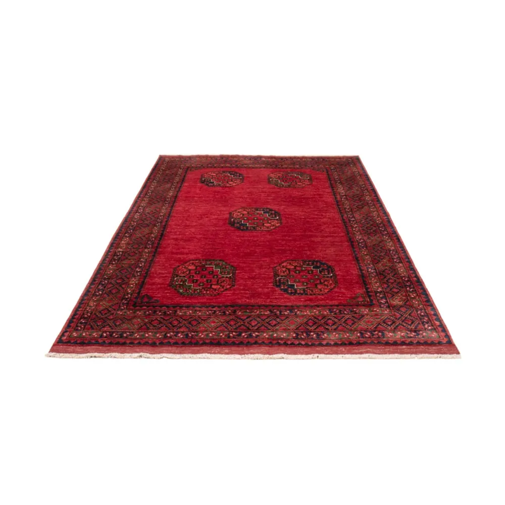 Afghanske tepper - Kunduz - 236 x 172 cm - rød