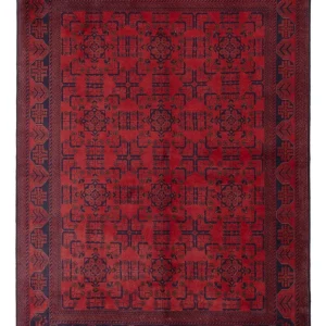 Afghanske tepper - Kunduz - 236 x 175 cm - rød