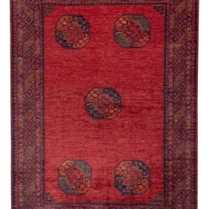 Afghanske tepper - Kunduz - 238 x 172 cm - rød