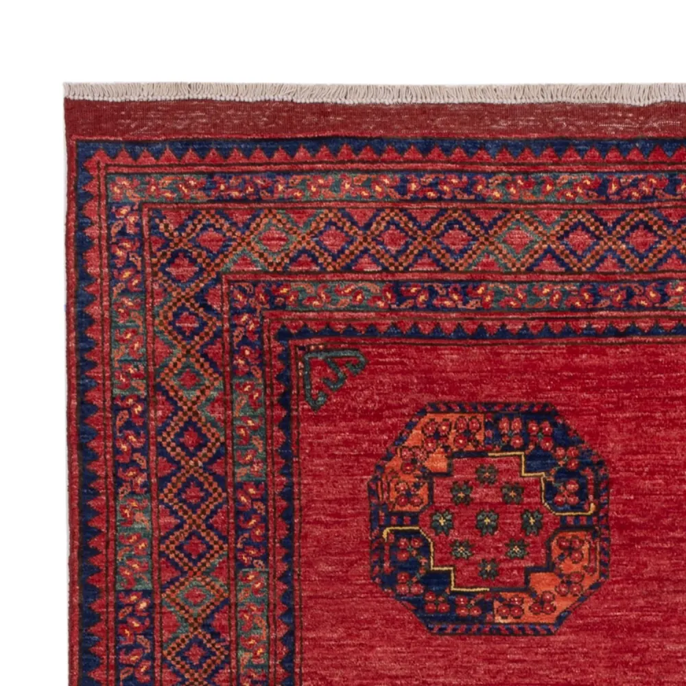 Afghanske tepper - Kunduz - 238 x 172 cm - rød