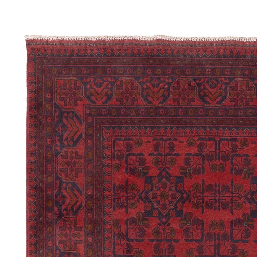 Afghanske tepper - Kunduz - 238 x 174 cm - rød