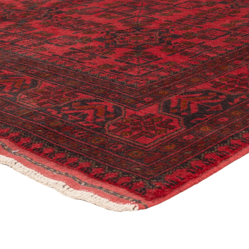 Afghanske tepper - Kunduz - 238 x 174 cm - rød