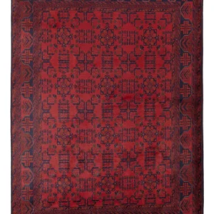 Afghanske tepper - Kunduz - 238 x 176 cm - rød