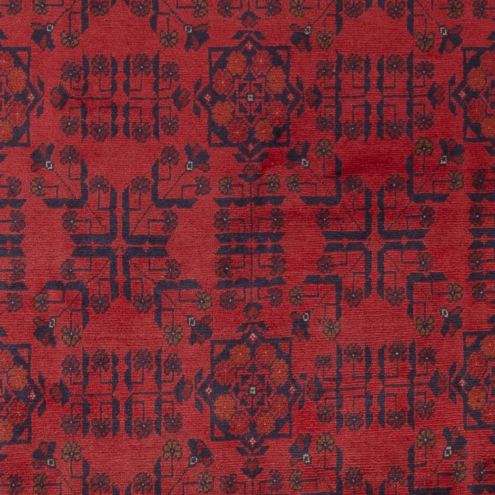 Afghanske tepper - Kunduz - 238 x 176 cm - rød
