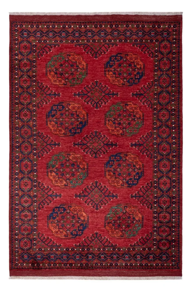 Afghanske tepper - Kunduz - 239 x 165 cm - rød
