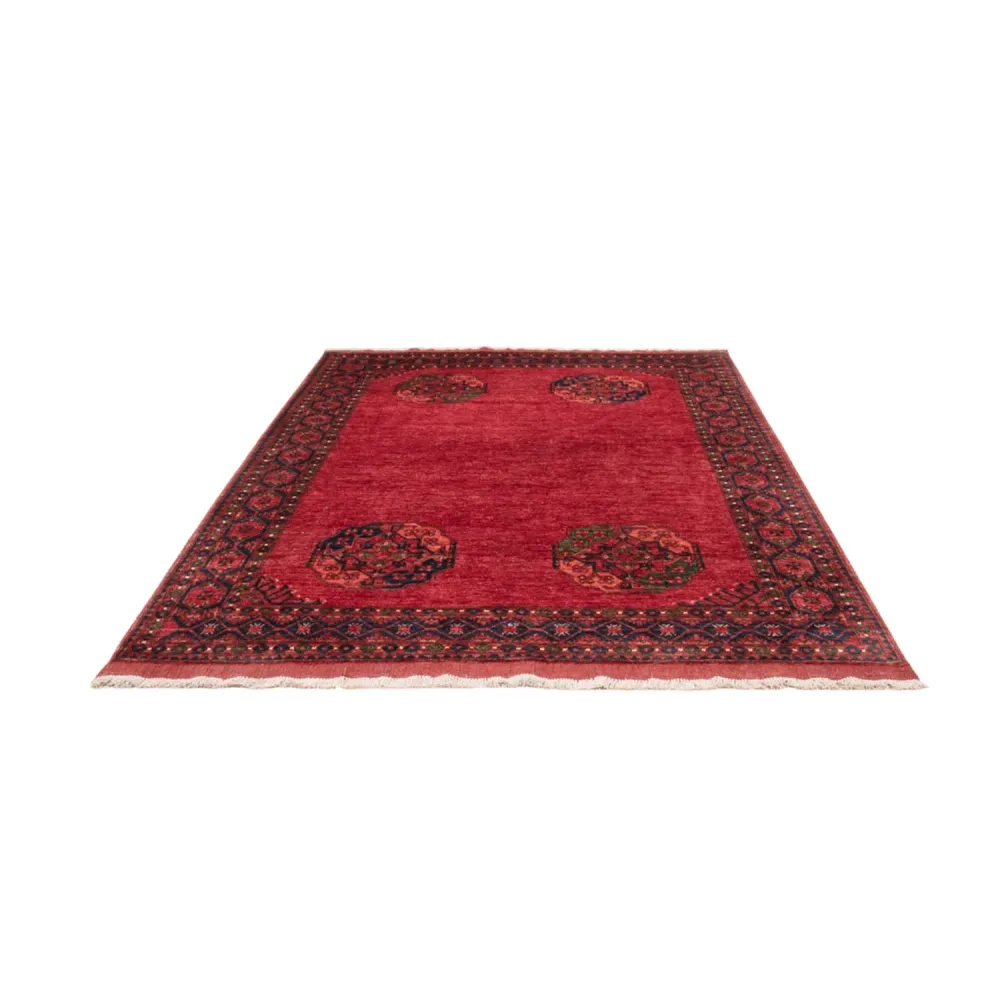 Afghanske tepper - Kunduz - 239 x 177 cm - rød