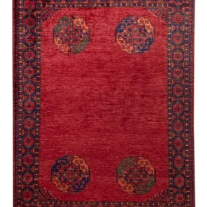 Afghanske tepper - Kunduz - 239 x 177 cm - rød