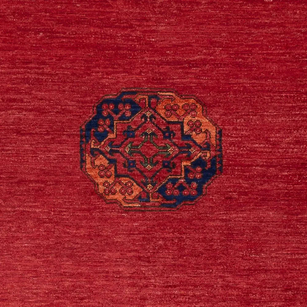 Afghanske tepper - Kunduz - 241 x 177 cm - rød