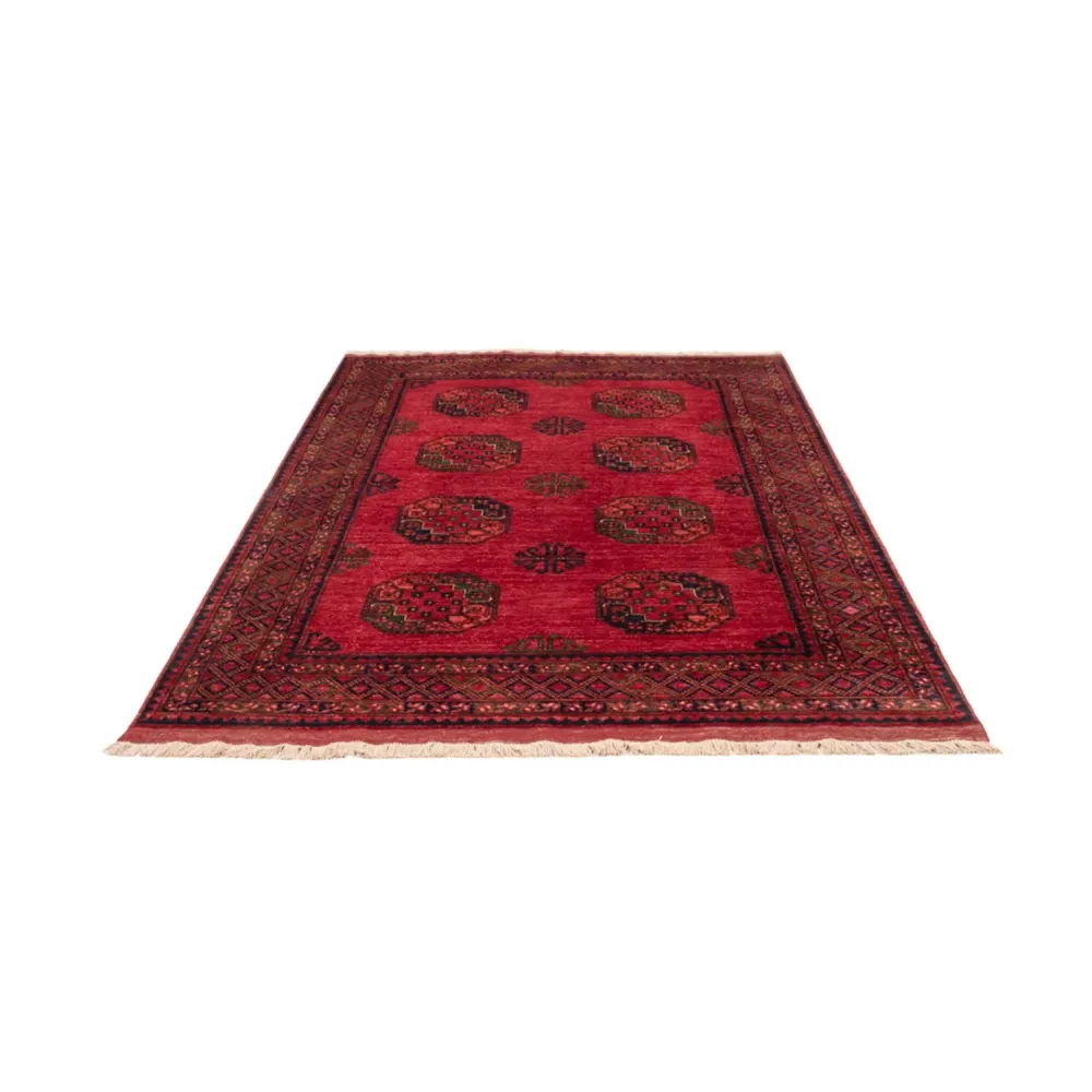 Afghanske tepper - Kunduz - 242 x 171 cm - rød