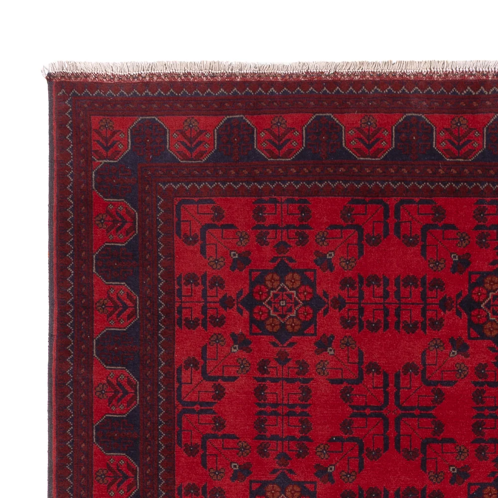 Afghanske tepper - Kunduz - 243 x 173 cm - rød