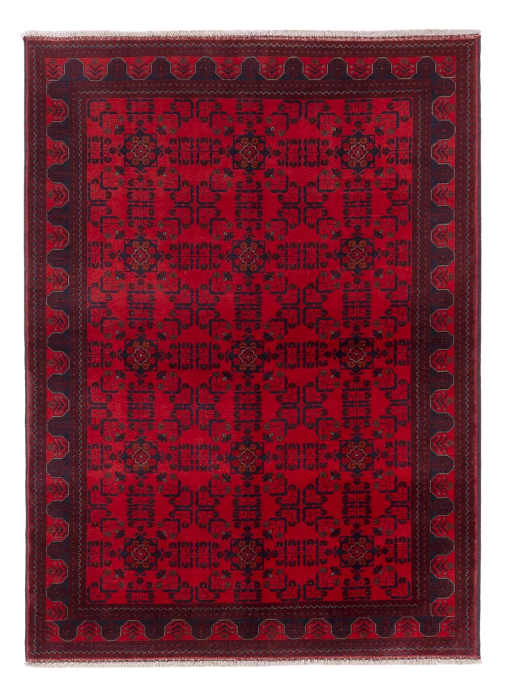 Afghanske tepper - Kunduz - 243 x 173 cm - rød