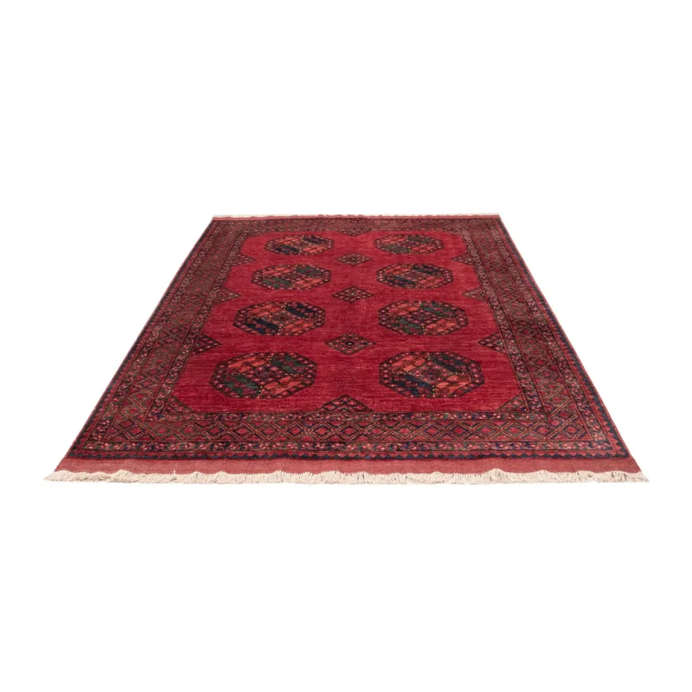 Afghanske tepper - Kunduz - 243 x 177 cm - rød