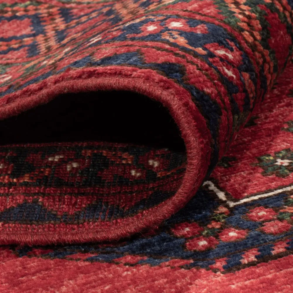 Afghanske tepper - Kunduz - 243 x 177 cm - rød