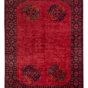 Afghanske tepper - Kunduz - 244 x 177 cm - rød