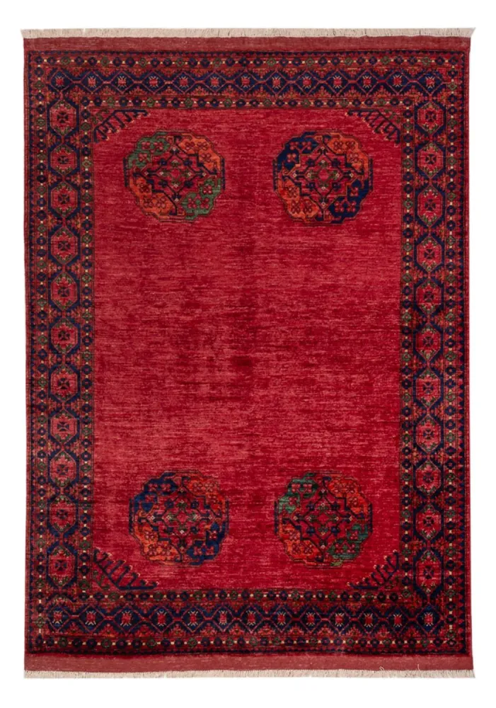 Afghanske tepper - Kunduz - 244 x 177 cm - rød