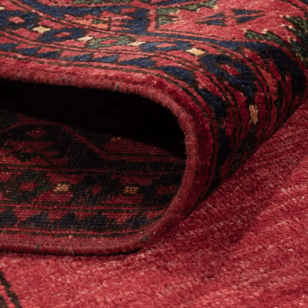 Afghanske tepper - Kunduz - 244 x 177 cm - rød