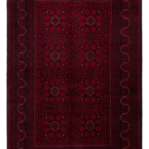 Afghanske tepper - Kunduz - 245 x 162 cm - mørk rød
