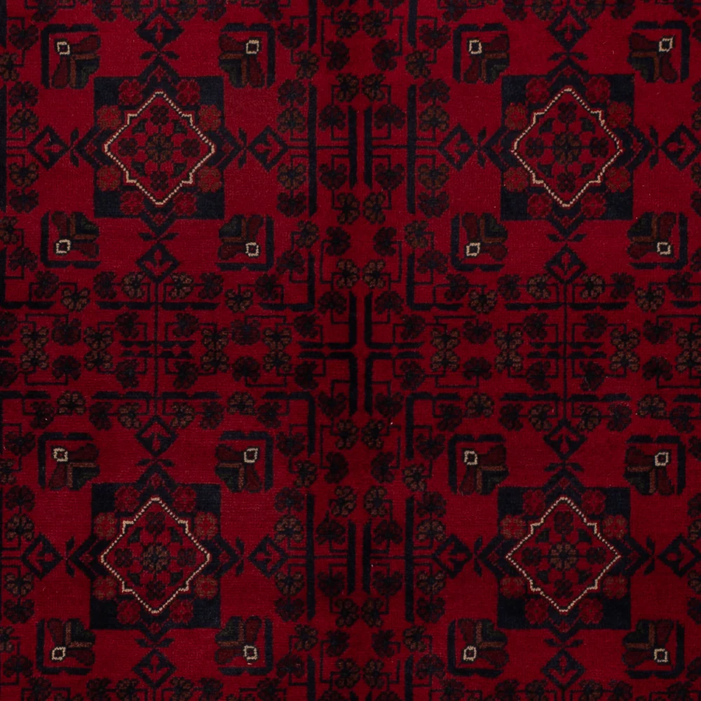 Afghanske tepper - Kunduz - 245 x 162 cm - mørk rød