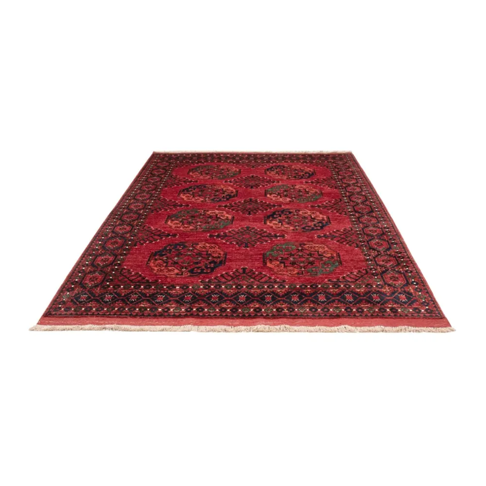 Afghanske tepper - Kunduz - 250 x 174 cm - rød