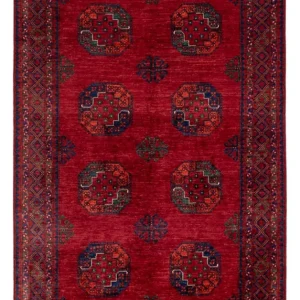 Afghanske tepper - Kunduz - 253 x 166 cm - rød