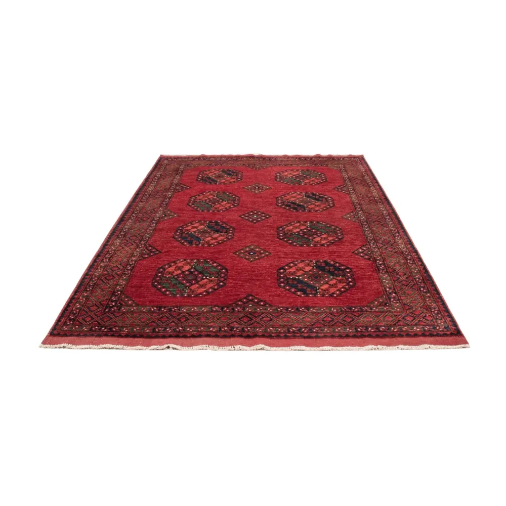 Afghanske tepper - Kunduz - 256 x 176 cm - rød