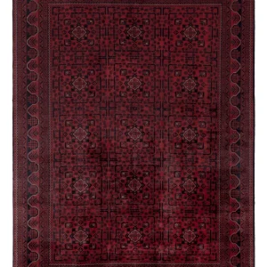 Afghanske tepper - Kunduz - 276 x 199 cm - rød